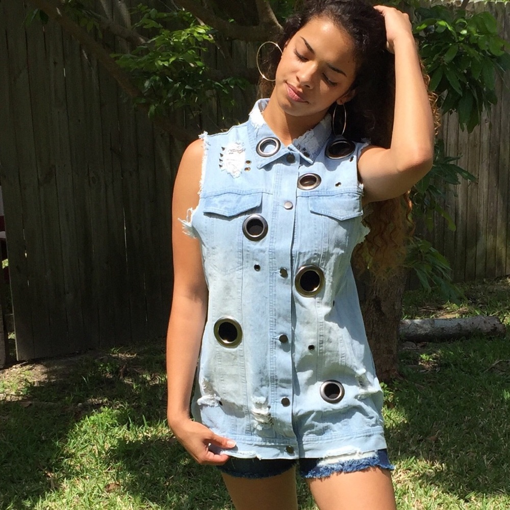 Denim vest